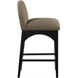 Meridian Furniture Waldorf Olive Boucle Fabric Stool
