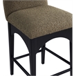 Meridian Furniture Waldorf Olive Boucle Fabric Stool