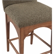 Meridian Furniture Waldorf Olive Boucle Fabric Stool