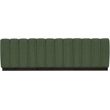 Meridian Furniture Quinn 3-Piece Contemporary Fabric Modular Sofa in Green