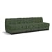 Green/3-Piece: 3 Armless Chair