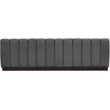 Meridian Furniture Quinn 3-Piece Fabric Modular Sofa in Dark Gray