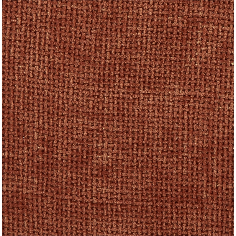 Meridian Furniture Quinn 2-Piece Fabric Modular Sofa in Cognac Orange