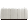 Meridian Furniture Quinn 2-Piece Contemporary Fabric Modular Sofa in Cream