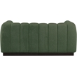 Meridian Furniture Quinn 2-Piece Contemporary Fabric Modular Sofa in Green