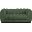 Meridian Furniture Quinn 2-Piece Contemporary Fabric Modular Sofa in Green