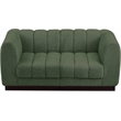 Meridian Furniture Quinn 2-Piece Contemporary Fabric Modular Sofa in Green