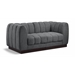 Grey/2-Piece: 2 Corner Chair