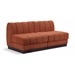Cognac/2-Piece: 2 Armless Chair