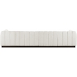 Meridian Furniture Quinn 4-Piece Contemporary Fabric Modular Sofa in Cream