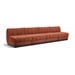 Cognac/4-Piece: 4 Armless Chair