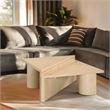 Meridian Furniture Pavillion Natural Coffee Table