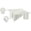 Meridian Furniture Pavillion White Coffee Table