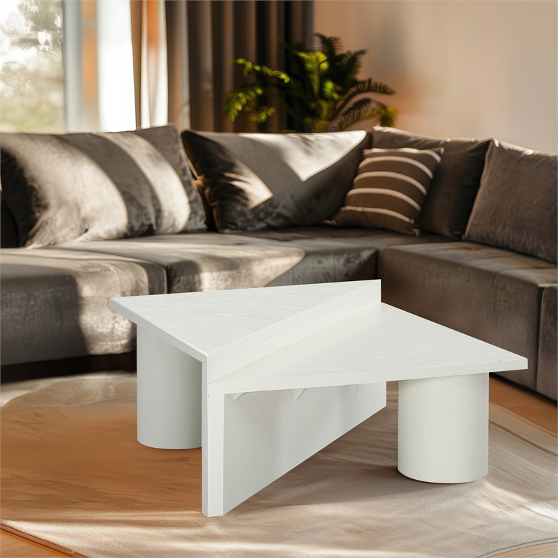 Meridian Furniture Pavillion White Coffee Table