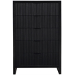 Meridian Furniture Fairfax Black Oak Veneer Chest