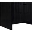 Meridian Furniture Fairfax Black Oak Veneer Chest