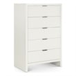Meridian Furniture Fairfax Cream Oak Veneer Chest