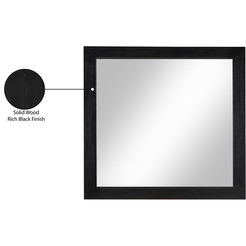 Meridian Furniture Fairfax Black Mirror