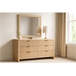 Meridian Furniture Fairfax Natural Mirror