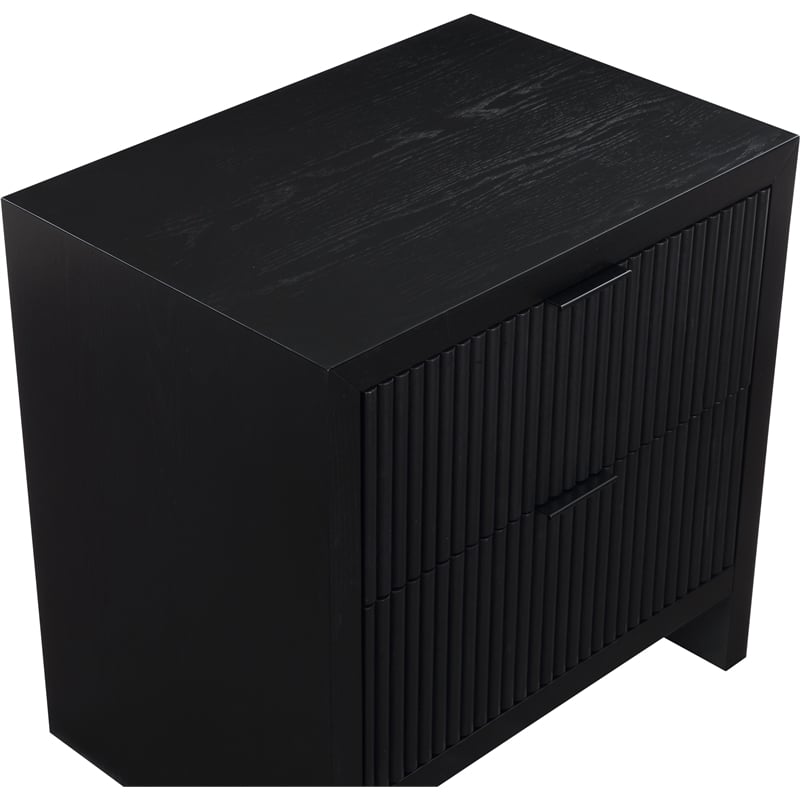 Meridian Furniture Fairfax Black Night Stand