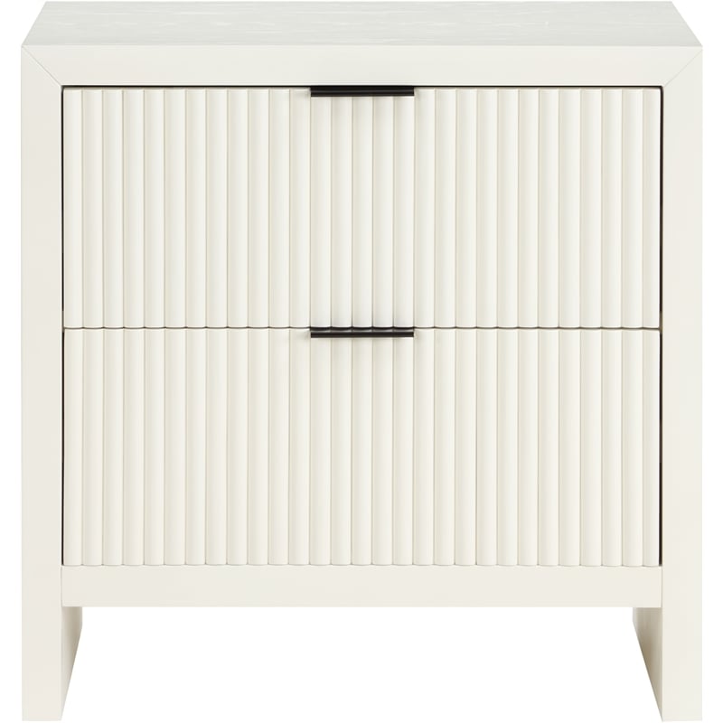 Meridian Furniture Fairfax Cream Night Stand
