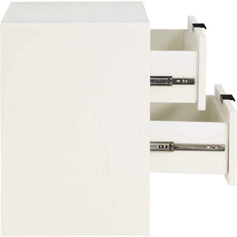 Meridian Furniture Fairfax Cream Night Stand