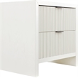 Meridian Furniture Fairfax Cream Night Stand