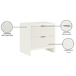 Meridian Furniture Fairfax Cream Night Stand