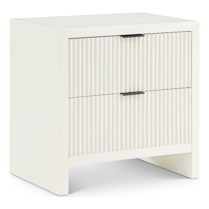 Meridian Furniture Fairfax Cream Night Stand