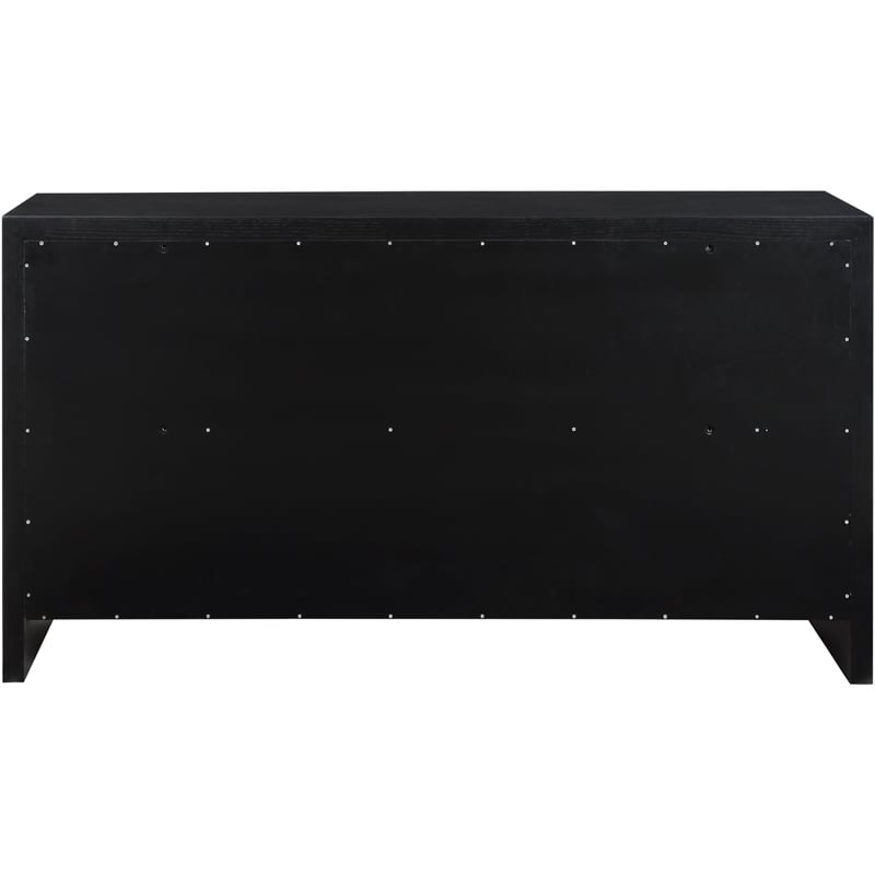 Meridian Furniture Fairfax Black Oak Veneer Dresser