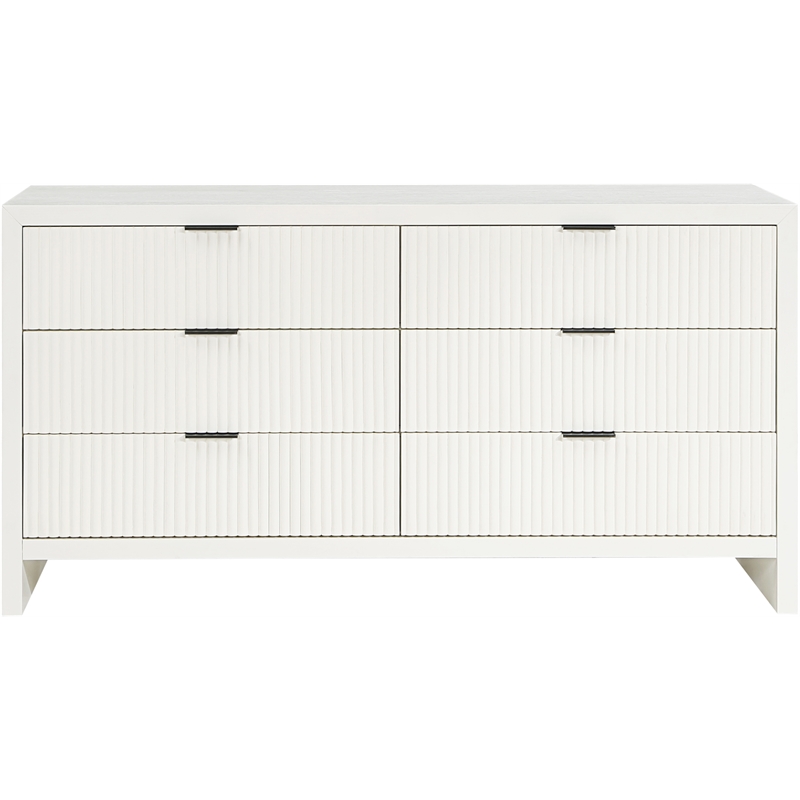Meridian Furniture Fairfax Cream Oak Veneer Dresser