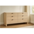 Meridian Furniture Fairfax Natural Oak Veneer Dresser
