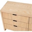 Meridian Furniture Fairfax Natural Oak Veneer Dresser