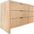 Meridian Furniture Fairfax Natural Oak Veneer Dresser