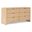 Meridian Furniture Fairfax Natural Oak Veneer Dresser