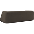 Meridian Furniture Abbington Contemporary Boucle Fabric Sofa in Brown