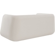 Meridian Furniture Abbington Contemporary Boucle Fabric Loveseat in Cream
