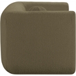 Meridian Furniture Abbington Contemporary Boucle Fabric Chair in Olive Green