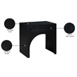Meridian Furniture August Black Night Stand
