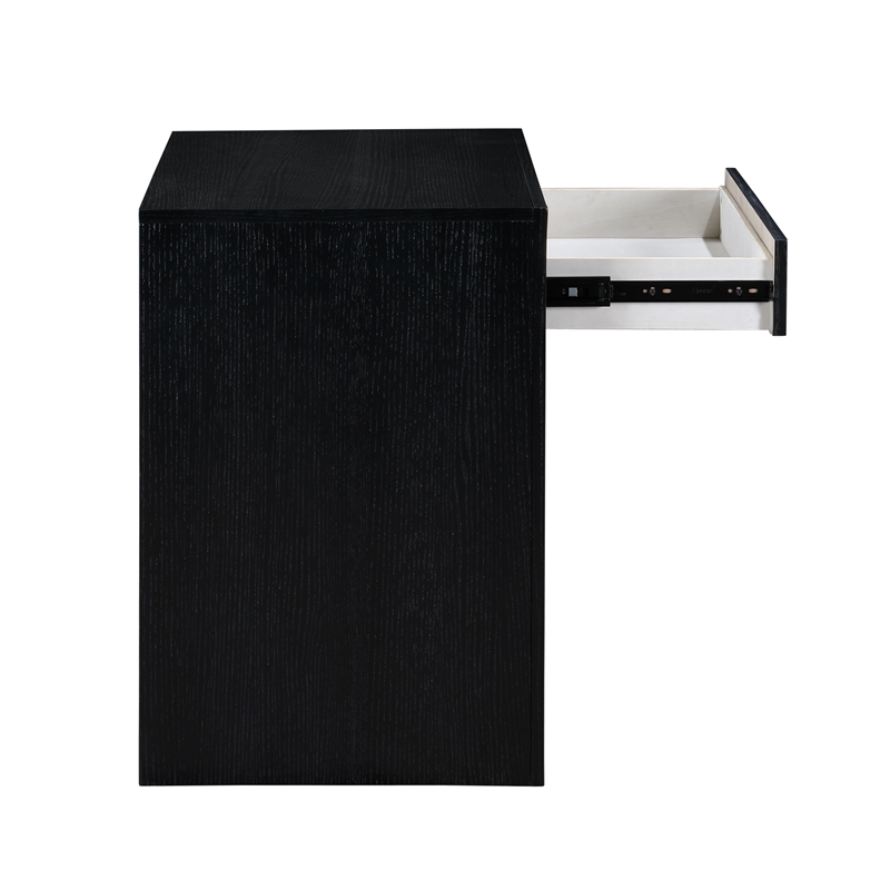 Meridian Furniture August Black Night Stand