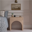 Meridian Furniture August Oak Night Stand