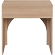 Meridian Furniture August Oak Night Stand