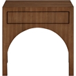 Meridian Furniture August Walnut Night Stand