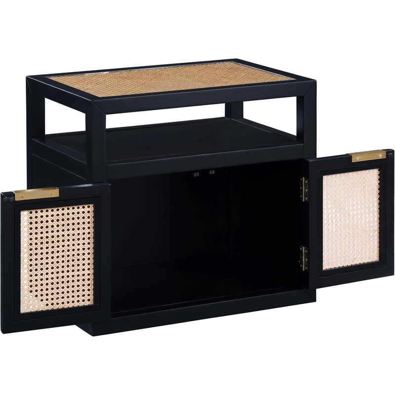 Meridian Furniture Cole Black Night Stand