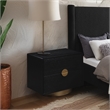 Meridian Furniture Wade Black Night Stand / Side Table