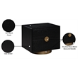 Meridian Furniture Wade Black Night Stand / Side Table