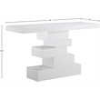 Meridian Furniture Westmount White Console Table