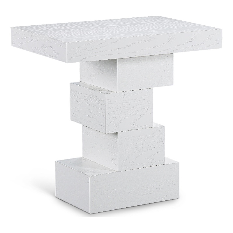 Meridian Furniture Westmount White End Table
