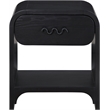 Meridian Furniture Hayes Black Night Stand / Side Table