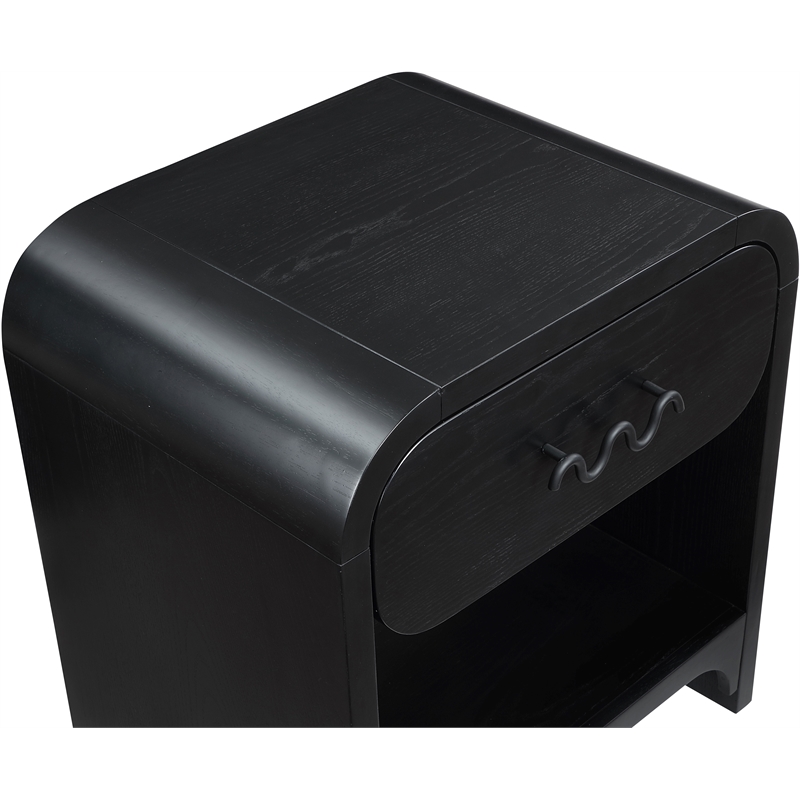 Meridian Furniture Hayes Black Night Stand / Side Table